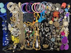 Box of Quality Costume Jewellery, comprising beads, pearls, crystals, necklaces, pendants, earrings,