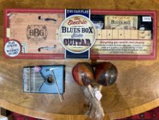 Musical Instruments - to include a brand new boxed Electric Blues Box Slide Guitar with