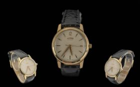 Roamer Popular 17 Jewels Gents Gold Plated Mechanical Wrist Watch. c.1962.