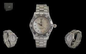 TAG Heuer Ladies Stainless Steel ' Aquaracer ' Quartz Watch.