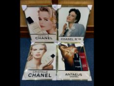 Four Chanel Advertising Posters, all framed, comprising Chanel No.