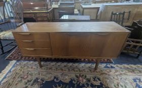 McIntosh Teak Sideboard, three drawers, storage cupboards. 60