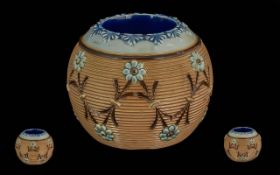 Match Holder Striker made at the Doulton Lambeth Art Pottery Factory circa 1890s,