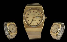 Omega Megasonic 720 HZ Seamaster Chronometer Gold On Steel Gents Wrist Watch - Features,