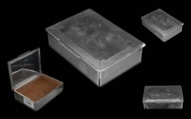 Sterling Silver Walker and Hall Cigarette Box. Fully Hallmarked for Sterling Silver.