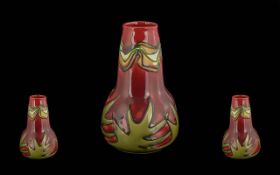 Minton No. 42 'Seccessionist' Small Vase of excellent Design. Circa 1905 - 1910. Height 5.5