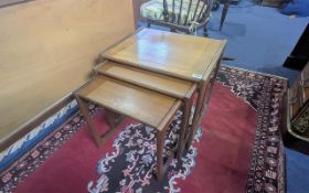 G Plan Teak Nest of Three Tables, largest 19