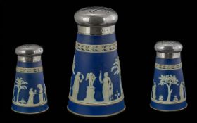 Wedgwood Silver Topped Sugar Shaker.