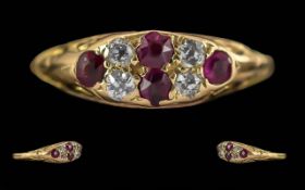 Antique Period - Pleasing 18ct Gold Ruby