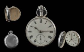 A Fine English Sterling Silver Pair Case