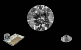 GIA Loose Diamond, Round Brilliant Cut 0