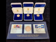Space Mission - Commemorative Set of the Apollo-Soyuz Space Mission,