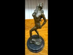 Bronze Female Nude After Aldo Vitaleh (Italian, 20th Century) Late 20th century,