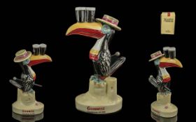 Two Royal Doulton Limited Edition Guinness Figures, in the form of Toucans. Measure approx.