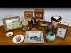 Box of Assorted Collectibles, comprising Royal Doulton 'Monty' Toby Jug,