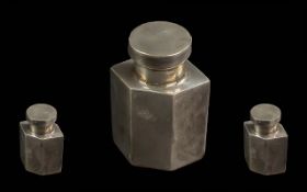 Vintage Tiffany & Co Sterling 925 Silver Jar, Stamped for Tiffany & Co, Sterling Silver.