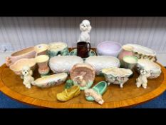 Large Collection of Sylvac, to include planters, dog figures, vases, tankard, bowls, etc.