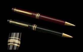Mont Blanc Pen & Pencil ( 2 ) Items In Total. Red and Black Colour way.