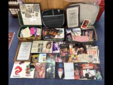 Theatre Interest - Large Collection of Theatre Related Items, housed in three vintage suitcases,