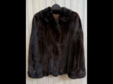 Beautiful Ladies Dark Brown Mink Jacket, excellent condition, fully lined, slit pockets, approx.