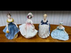 Four Royal Doulton Ladies, comprising 'Melanie' HN7271, 'Alison' HN2336, 'Sunday Best' HN2698,