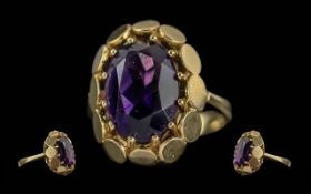 Ladies Excellent 9ct Gold Single Stone A