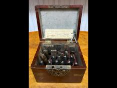 Antique Set of Letter & Number Punch Sta
