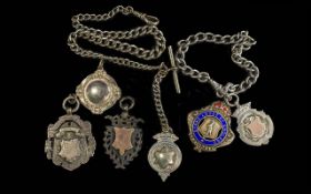 Collection Of Antique Sterling Silver Fo