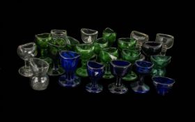 Collection of Antique Eye Glasses, over