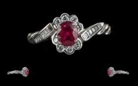 Ladies Pleasing Quality 18ct White Gold
