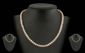Jersey Pearl Ladies Single Strand Pearl