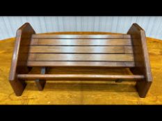 Vintage Wooden Book Slide, extends to 24''.