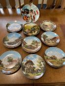 Ten German Cabinet Plates, all in boxes.