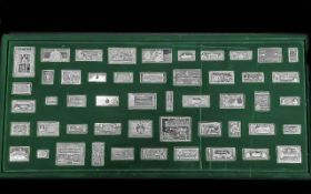 Franklin Mint Collection of the Worlds Greatest Banknotes, in solid sterling silver proof struck