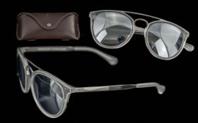 Ralph Lauren Polo Sunglasses, Wimbledon Special Edition, PH4121, with transparent matte crystal grey