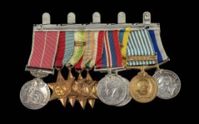 A Fine Group Of Military Medals - WWII And Later, Including The British empire Medal Awarded To P/