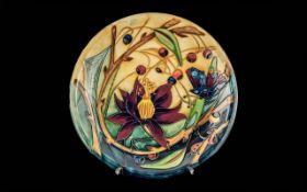 Moorcroft Impressive Tube lined / Hand Painted Charger / Cabinet Plate / Dish. Decorated with Images
