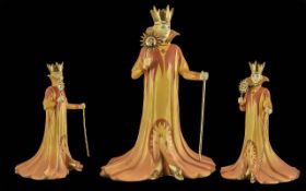 Wedgwood Ltd & Numbered Edition Handpainted Figure - Galaxy Collection, Sun King. This Figure Is