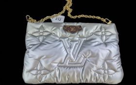 Genuine Louis Vuitton Maxi Multi Pochette Bag, soft puffy aesthetic style, oversized quilted