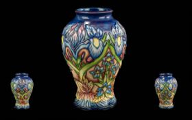 Moorcroft Superb Design Trial Vase - Geneva Pattern. Date 29.05.2000. Design Philip Gibson. Height 6