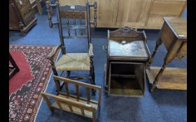 Two Pieces of Furniture, to include a ch