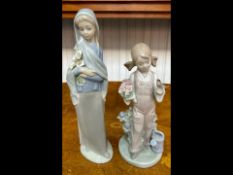 Two Lladro Figures, comprising 'Spring G