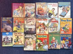 Box of 16 Vintage Books & Annuals, to in