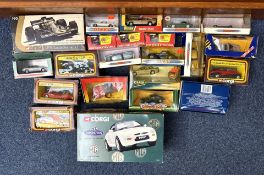 Small Collection of Corgi & Dinky Die Cast Models, to include Formula 1 MG 95100, three 007