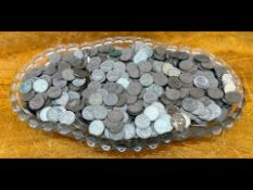 Box of Approx. 1000 Sixpence Coins, assorted dates, good lot for sorting.