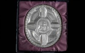 Sterling 925 Silver Bank of England Celebrating 300 Years Trinket Dish with Box. Fully Hallmarked