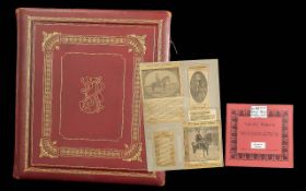 An Extremely Fine Work of Art, a hand illuminated address testimonial to police superintendent