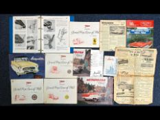 Rare Metropolitan Austin Service Manual, with a 1962 Metropolitan User's Manual, and pamphlets,
