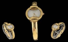 Ladies Gucci Gold Tone Watch, Nice Style and Condition.