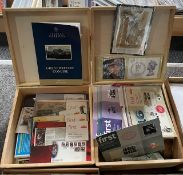 Stamp Interest - Four Boxes Of Stamp Rel